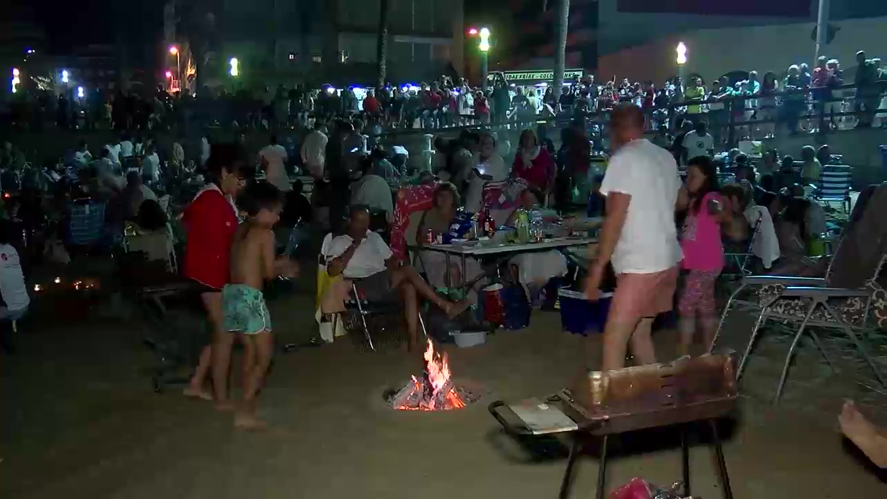 Noche de San juan en las playas